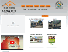 Tablet Screenshot of imobiliariastarita.com.br